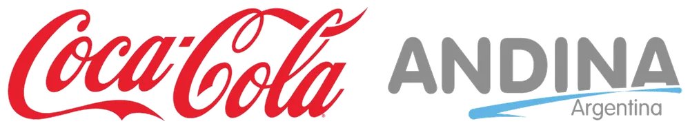 Logo de Coca-Cola Andina